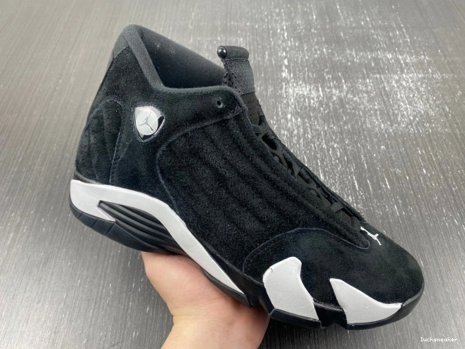 Rep LUCY 14 Air Black White University Jordan Red 487471-016 0809